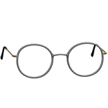 White Circle Glasses