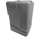 White classic leather trench coat left arm (PBR)