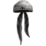 White Cloth Wrapped Pirate Bandana [Pirate Set]