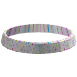 White Confetti Birthday Time Fedora Band (Addon)