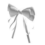 White Coquette Ribbon (For Korblox)