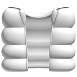 white cozy puffer vest