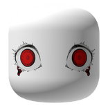 [White] Crazed Bloody Scary Anime Face