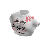 ✅White Crop Top✅Happy Birthday✅