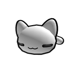 White Cute Cat On Head