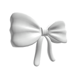 White Cute Hair Bow