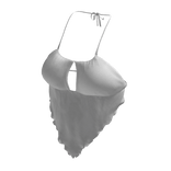 White Cute Halter Top