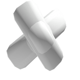 ♡ : white cute right cheek bandage