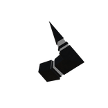 White Cyber Oni Left Horn