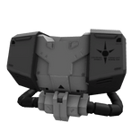 White Cyclops Mech Torso