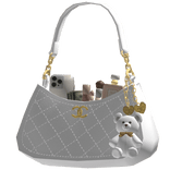 White Designer Cute Purse Bag