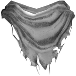 White Distressed Torn Scarf