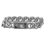 White Double Chrome Bracelet