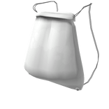 White Drawstring Bag