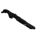 white electric slow rifle