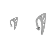 White Elf Heart Headphones