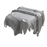 White Emo Rag Chains Shoulder