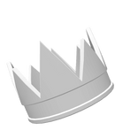 White Floating Crown