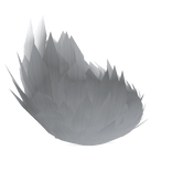 white fluffy bunny tail