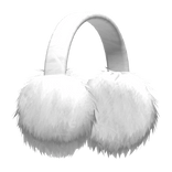 White Fluffy Earmuffs