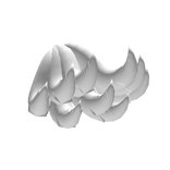 White Fluffy Kitsune Tail