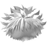 White Fluffy Zoldyck Hair