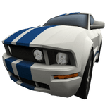  White Ford Mustang GT