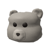 White Fuzzy Bear Beanie