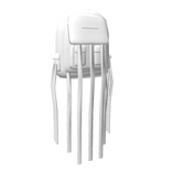 white ghost backpack