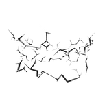 White Glitched Lightning Aura Bottom