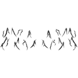 White Glitched Spiky Aura Top