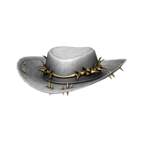 White Gold Thorn Cowboy Hat