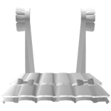 ♡ : white gothic doll strapped lace skirt