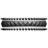 White Gothic Emo Studded & Spiked Choker