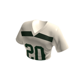White Green Tucked Jersey