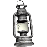 White Grunge Lantern Waist