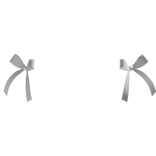 White Hair Bows Shoulder