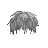 white hair sad emo tryhard long 