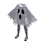 White Halloween Cute Ghost Costume [PBR]