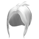 white high ponytail hair