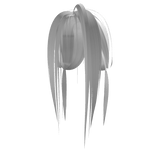 White horror long pigtails