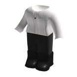 White Horse Riding Equestrian Outfit