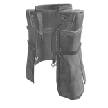 ♾️ White Infernal hunter leather trench coat