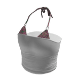 White Jersey Tube Top with Straps