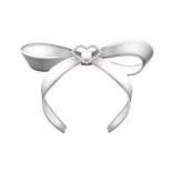white jirai kei cute kawaii goth front bow ribbon