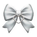 white jirai kei pastel kawaii front bow tie ribbon