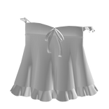 white kawaii ruffle doll dress