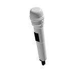 White Kpop Idol Handheld Microphone