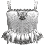 White Lace Corset Top