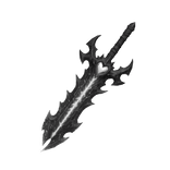 White Lava Heart Sword